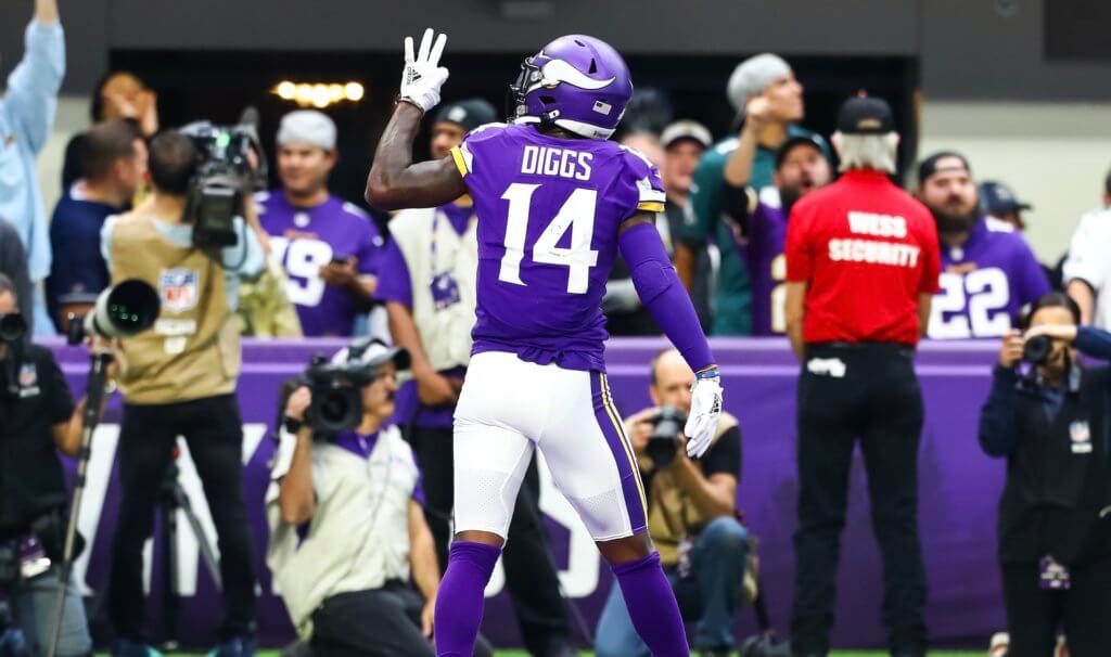Diggs Celebrating