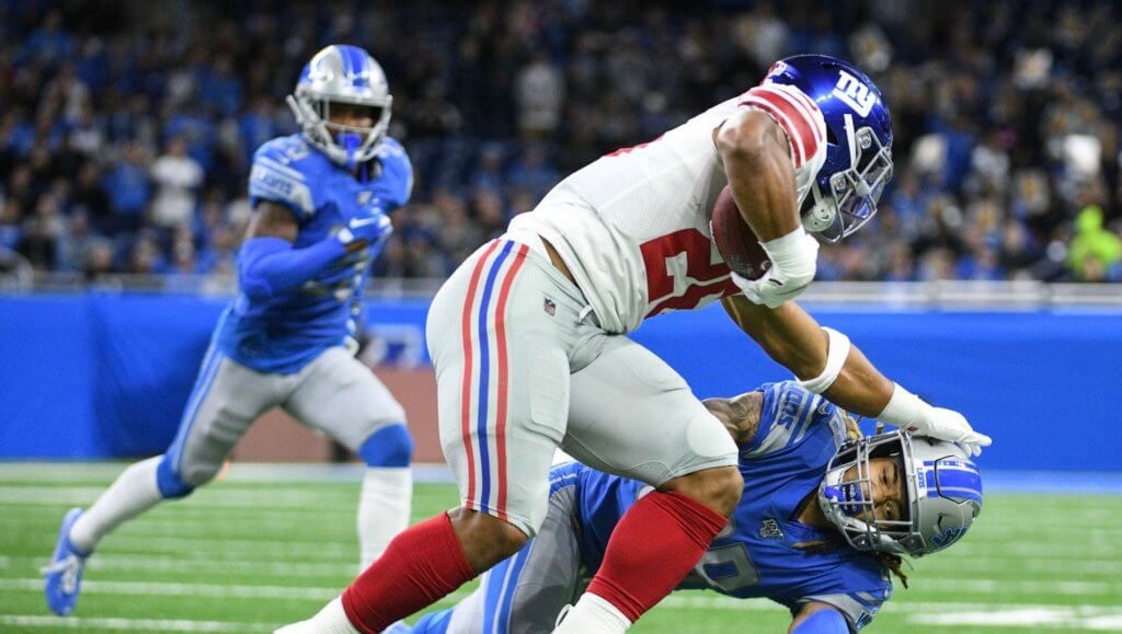 Saquon Barkley Stiff Arm
